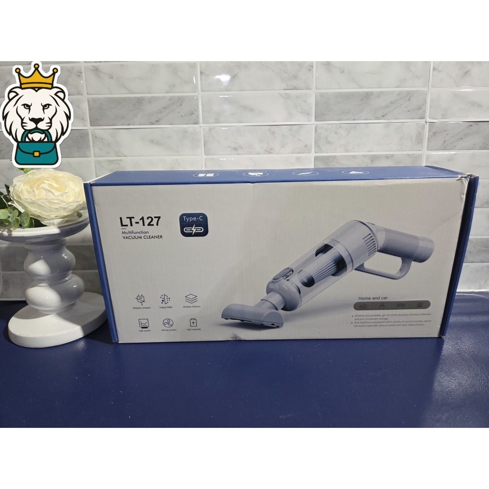 New 4 in 1 Portable Mini Vacuum, 16000PA High Power‎ Cordless Car Vacuum Cleaner